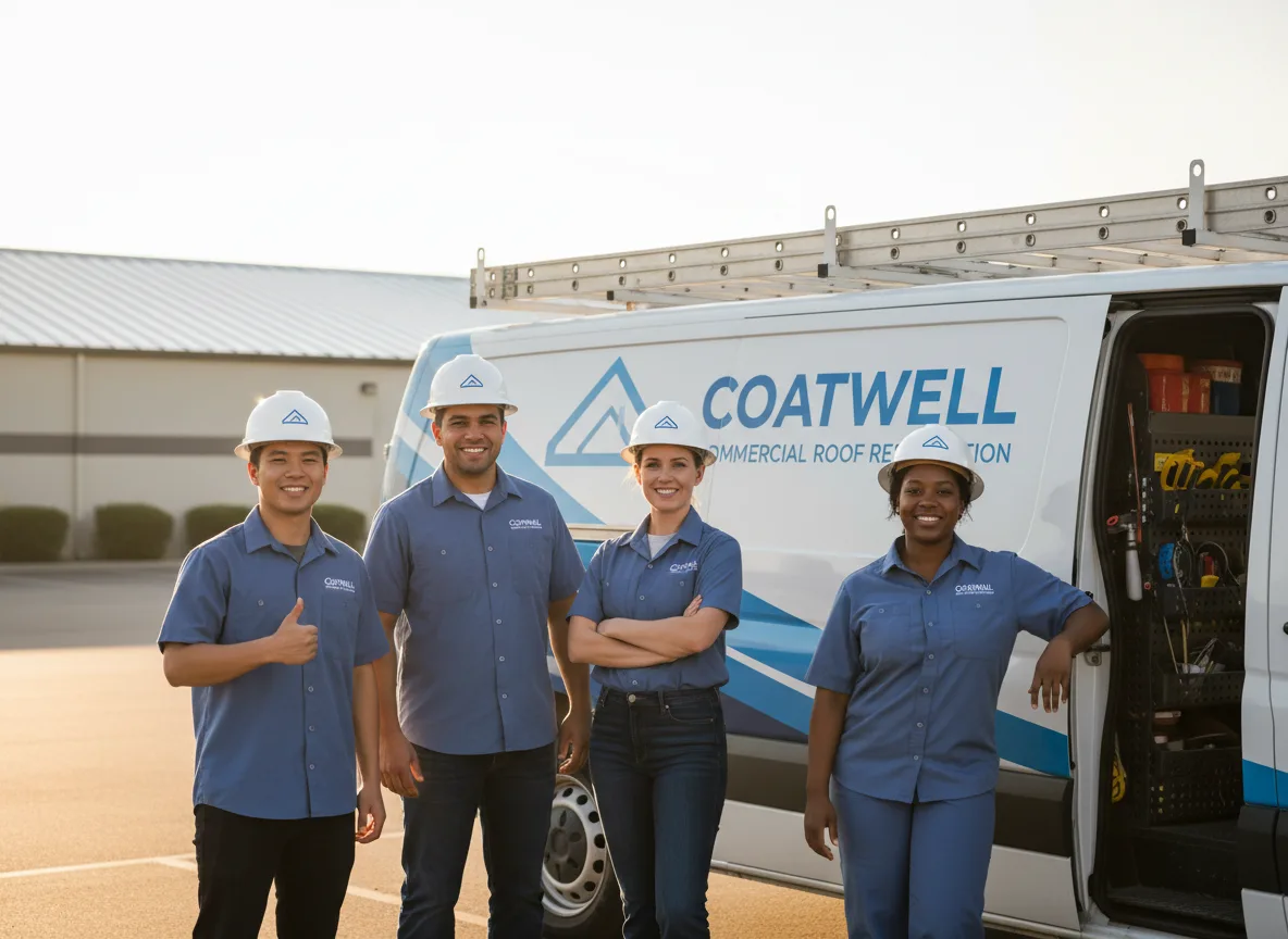 Commercial roof coating company in Darien, GA